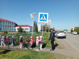 Целевая экскурсия " Пешеходный переход от беды убережет.Все дороги на пути по нему переходи" Целевая экскурсия " Пешеходный переход от беды убережет.Все дороги на пути по нему переходи".